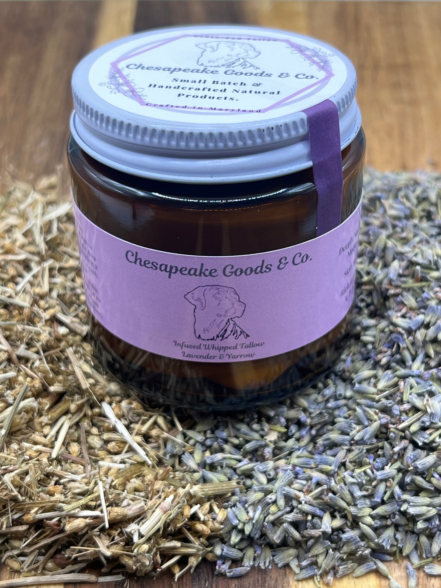 Infused Whipped Tallow | Lavender & Yarrow